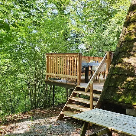 Modern A-frame Ardennen 木屋 杜柏