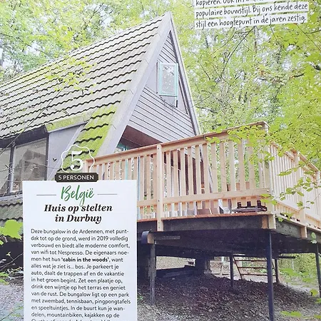Modern A-frame Ardennen 木屋
